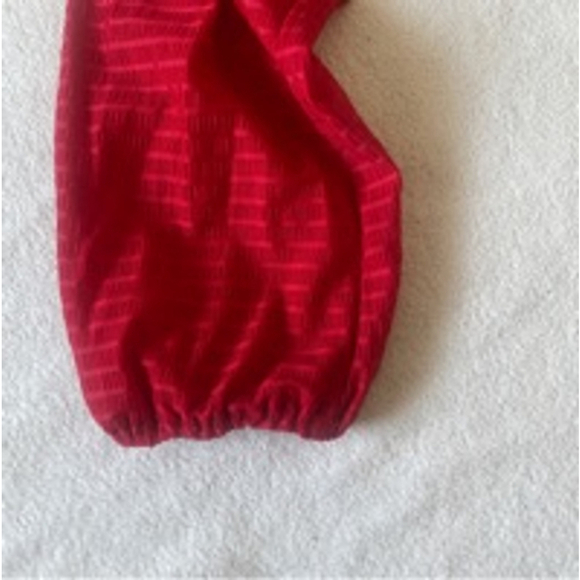 Red crop top long sleeve - Picture 6 of 7